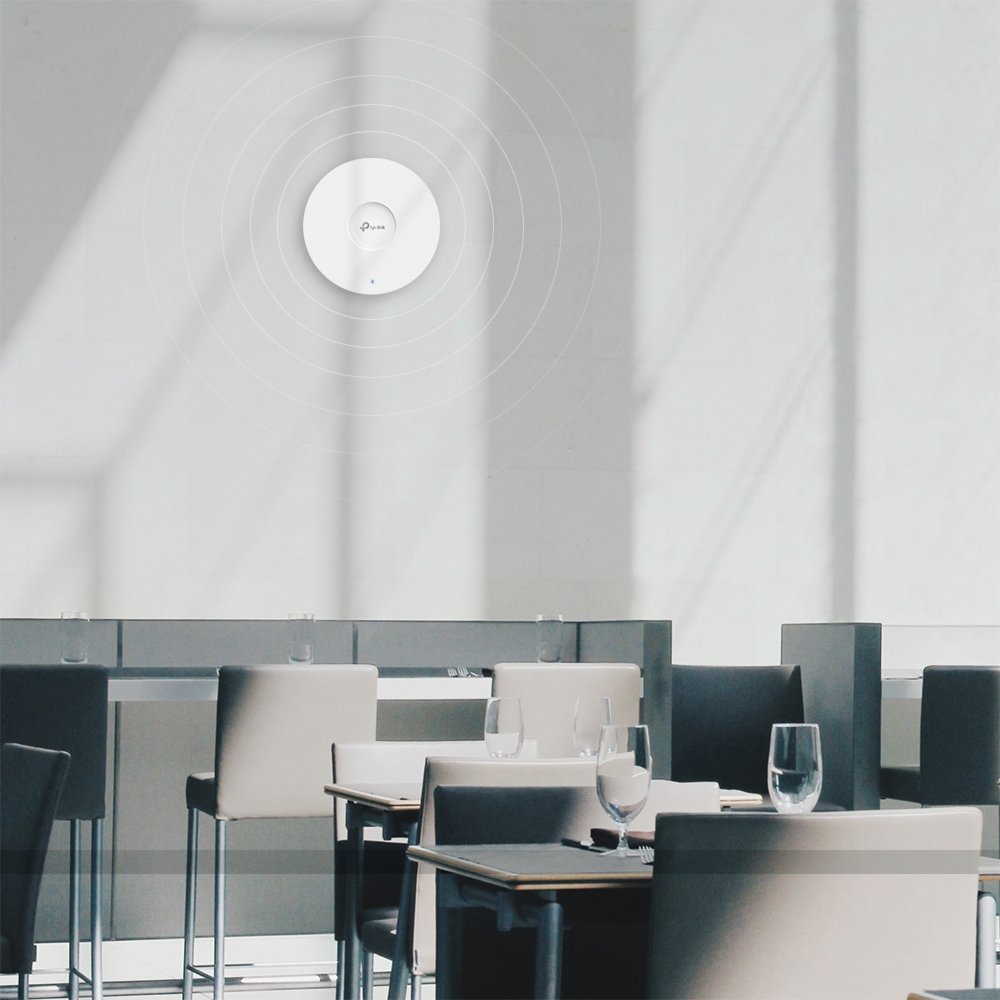 TP‑Link Omada EAP653 | WiFi 6 (AX3000) Access Point | 2976 Mbit/s | PoE+ (met injector) | Inclusief Montagebeugel