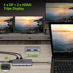 Acer 12-in-1 USB-C Docking Station | Dual HDMI | DisplayPort | Gigabit Ethernet | USB 3.2 Gen 1