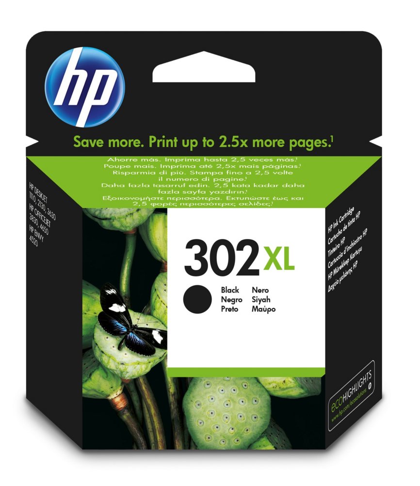 HP 302XL | Originele High-Capacity Zwarte Inktcartridge