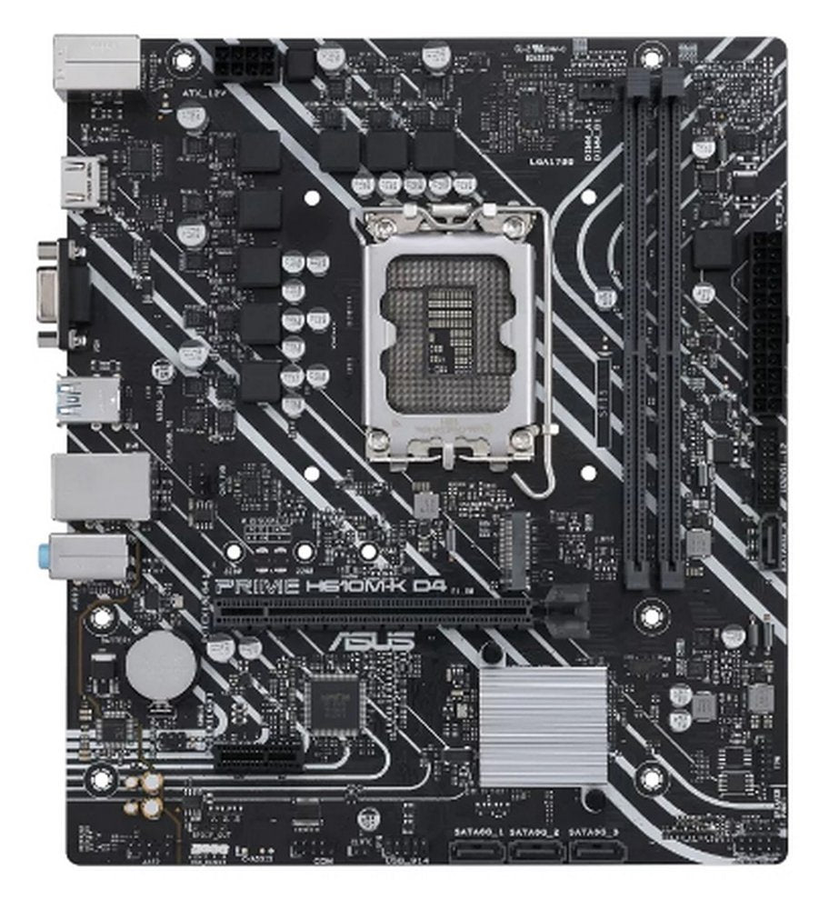 ASUS PRIME H610M-K | Socket LGA 1700 | Intel H610 | 2xDDR4 | Micro-ATX | Moederbord