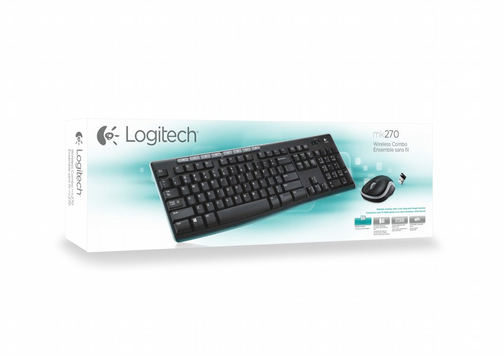 QWERTZ | Logitech MK270 | Draadloze Muis en Toetsenbordcombo | QWERTZ