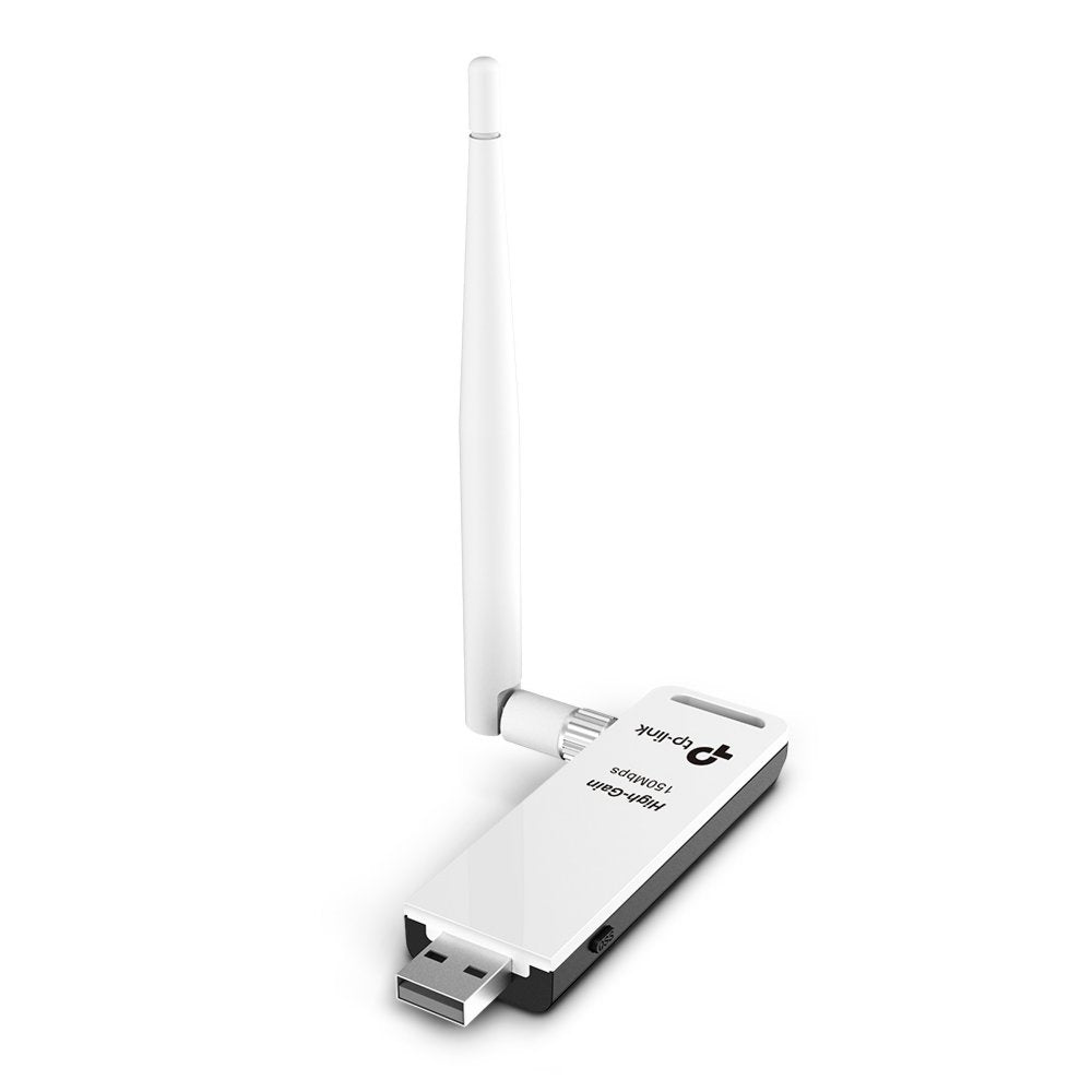 TP-Link TL-WN722N | Wi-Fi 4 USB-adapter | 150 Mbps | 2,4 GHz | USB 2.0 | Zwart