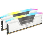 Corsair Vengeance RGB Wit | 32GB 2x16GB DDR5 | 6000MHz | DIMM | CL40 | Geheugenmodule | RAM