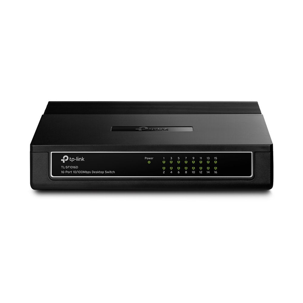 TP-LINK TL-SF1016D | Unmanaged Fast Ethernet Switch | 16 Poorten