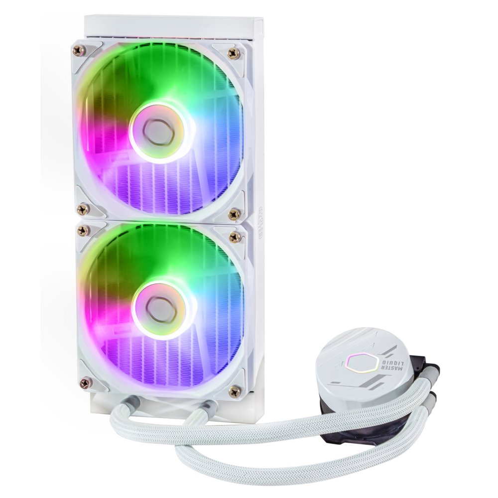 Cooler Master MasterLiquid 240L ARGB | White Edition | All-in-One CPU Waterkoeler