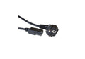 ACT 230V aansluitkabel | Schuko male (haaks) naar C13 | 230V / 10A | Zwart | 1.5 m