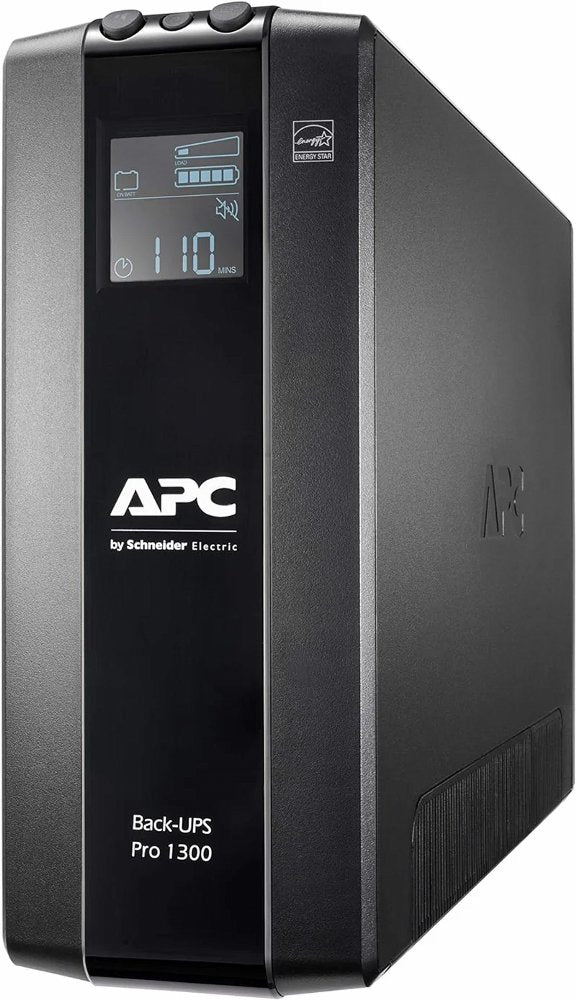 APC Back-UPS Pro BR1300MI | UPS Noodstroomvoeding | 1300VA / 780W | 8x IEC C13 | AVR | LCD Display
