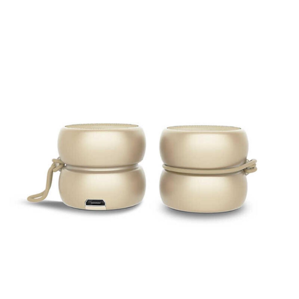Xoopar YOYO 2x3W | Draagbare Bluetooth Speaker | Ingebouwde Selfie-Afstandsbediening | Goud
