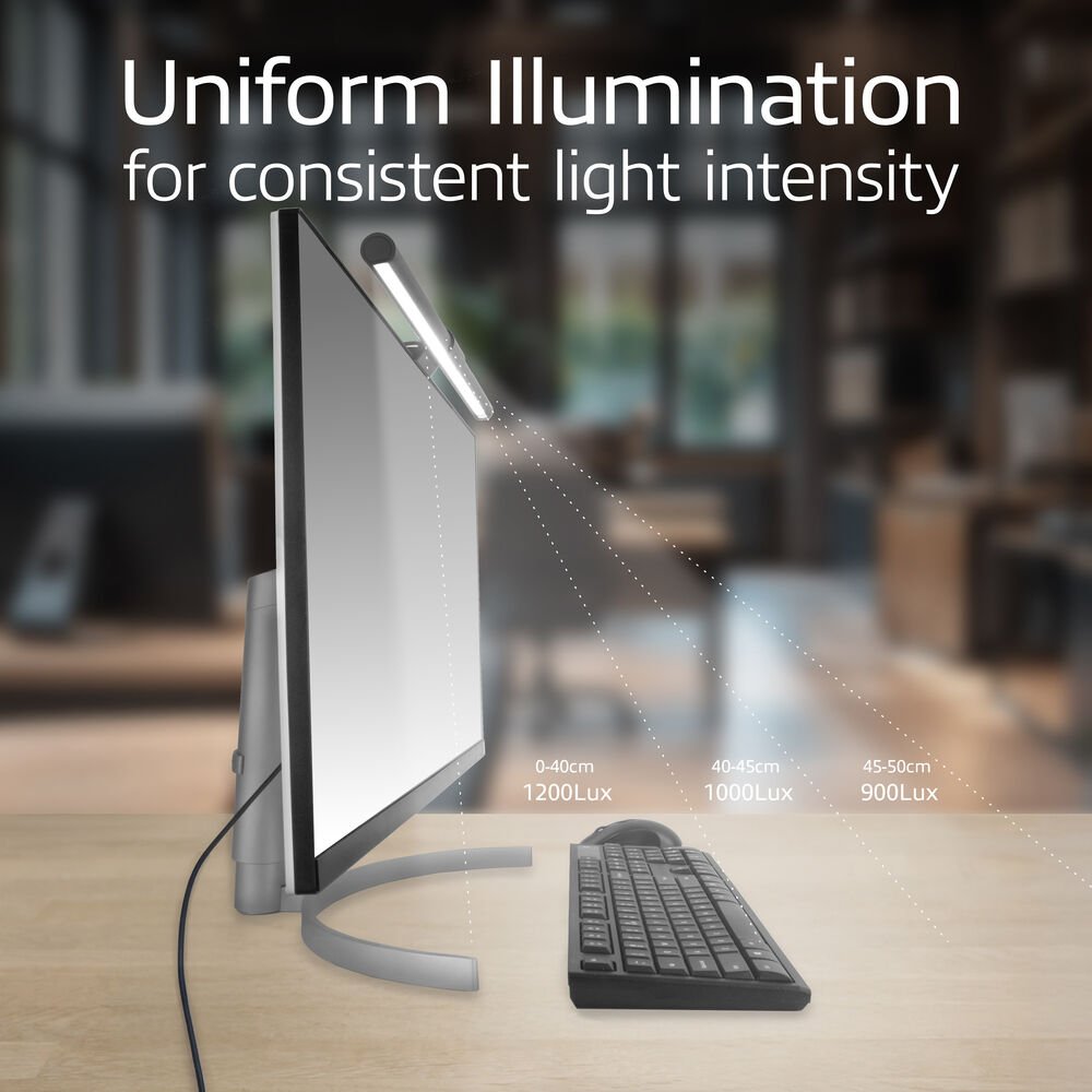 ACT AC8055 | Monitor LED-lamp | Dimbaar | Voeding via USB