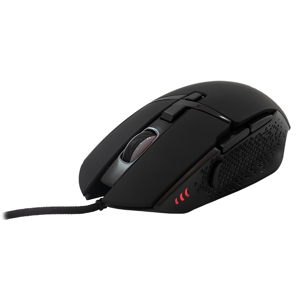 Baracuda RAPTOR RGB | Bedrade Gaming Muis | USB-A | 6400 DPI | Zwart