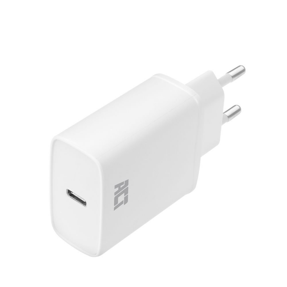 ACT AC2100 | USB-C Universele Oplader voor Mobiele Apparaten 20W | Wit
