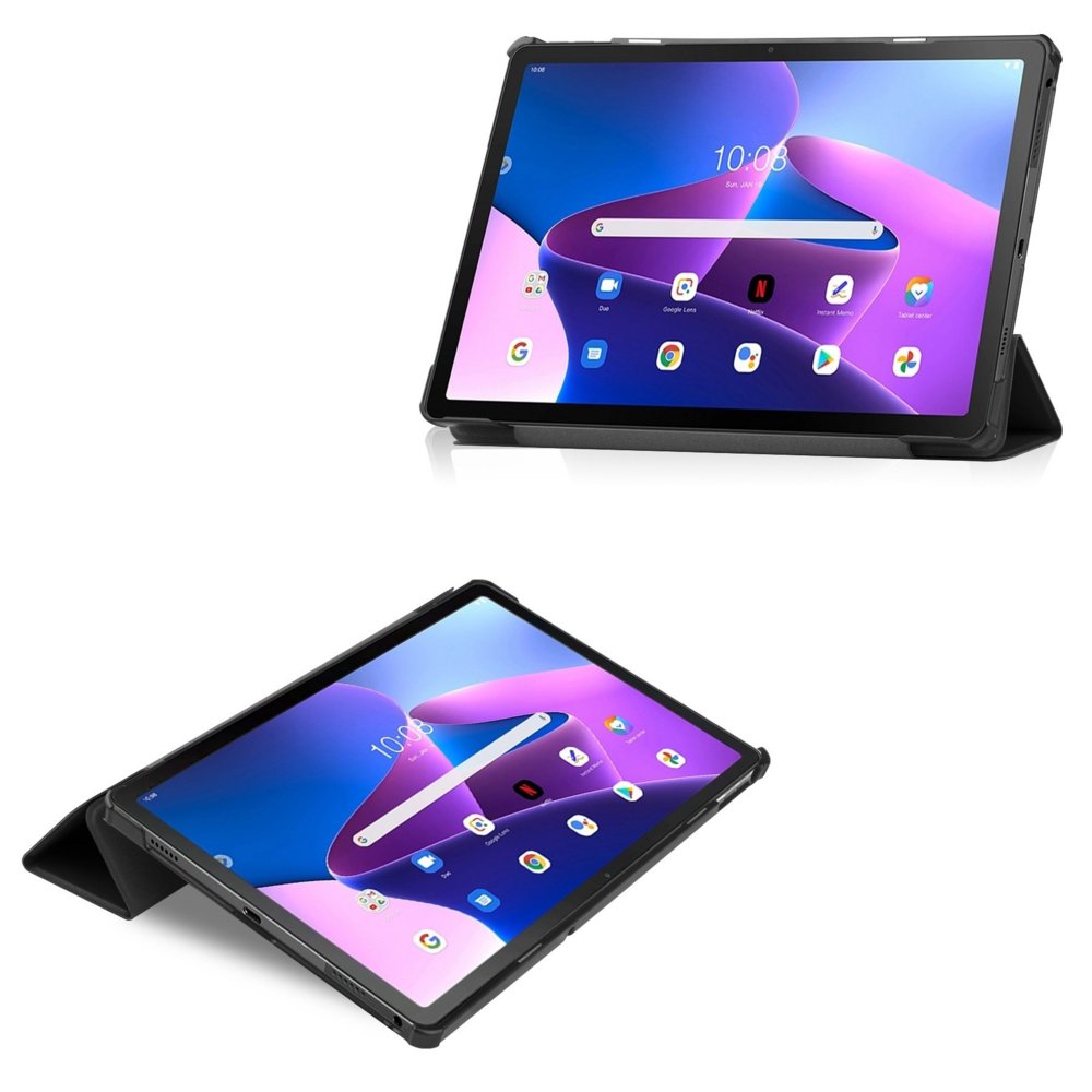 Lenovo Tab M10 Plus 10,6" Tri-Fold Book Case | Zwart