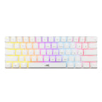 Baracuda DOLPHIN RGB 60% | Bedraad Gaming Toetsenbord | Red Switches | Anti-Ghosting | QWERTY | Wit