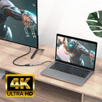 ACT AC7013 | Docking Station & Poortreplicator | USB-C 3.2 Gen 1 | Zwart/Grijs