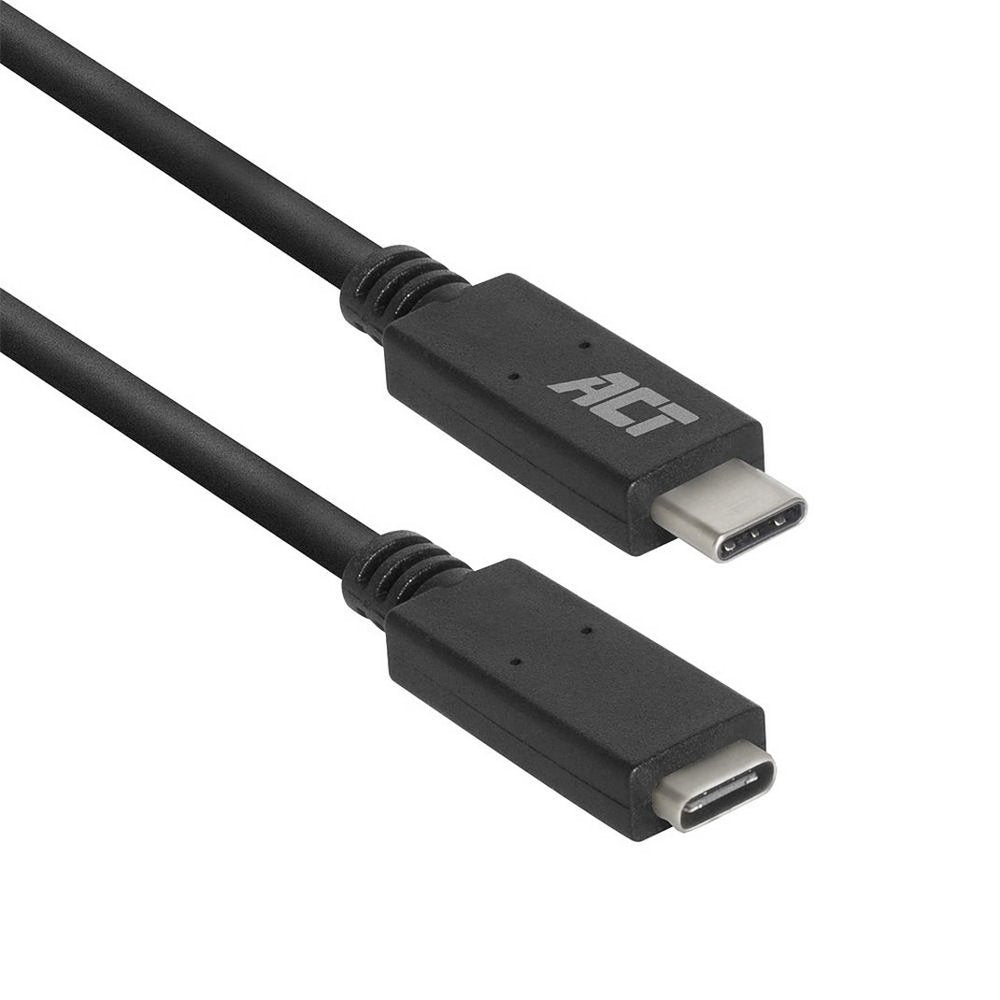 ACT AC7412 | USB 3.2 Gen 1 Kabel | USB-C naar USB-C | 2m | Zwart