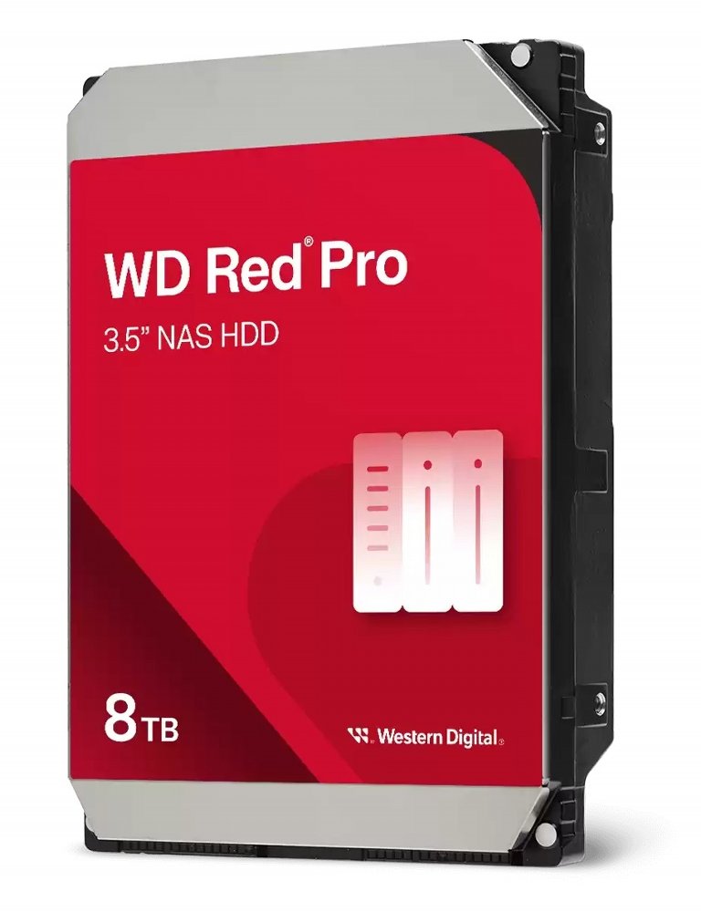 Western Digital Red Pro | 8TB Interne Harde Schijf | 7200 RPM | 256MB Cache | 3,5" SATA