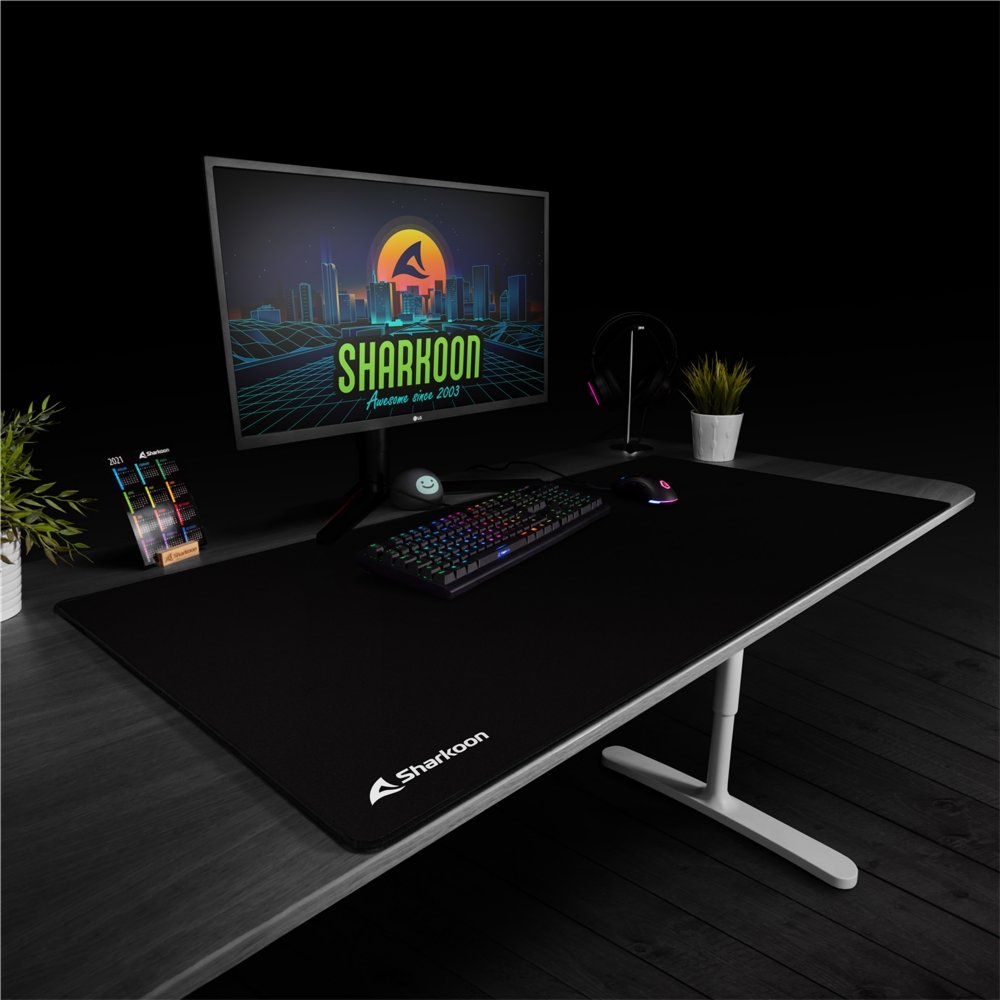 Sharkoon 1337 V2 | Big Game Muismat | Zwart