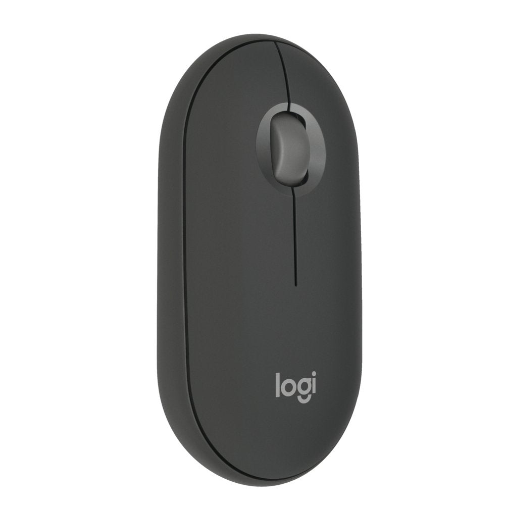 Logitech Pebble 2 M350s | Draadloze Muis | Links- en Rechtshandig | RF + Bluetooth | 4000 DPI | Grafiet