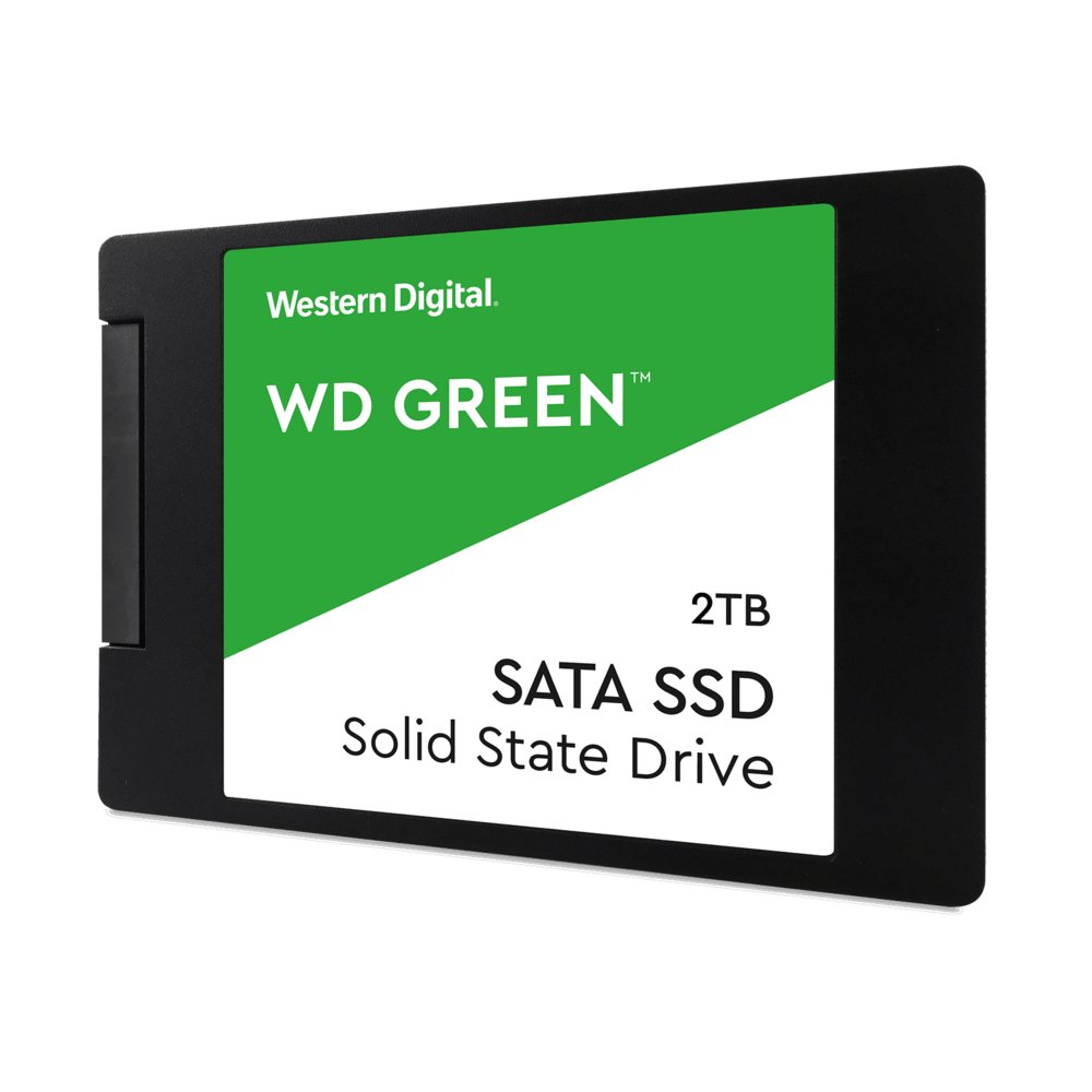 Western Digital Green | 2TB SATA SSD | 2.5'' | 545MB/s Lezen | 430MB/s Schrijven
