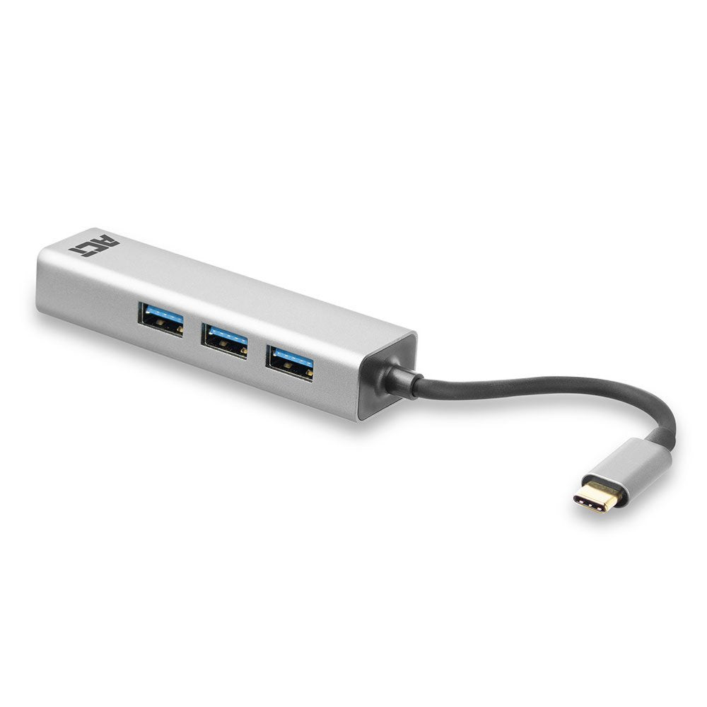 ACT AC7055 | 3-Poorts USB-C 3.2 (USB 3.0) Hub | Gigabit Ethernet Poort