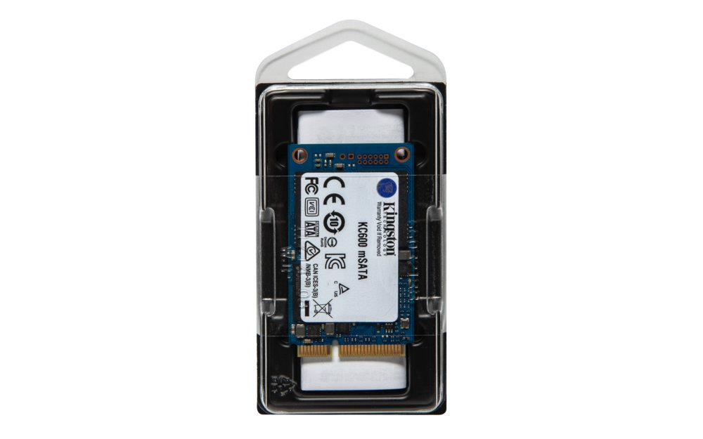 Kingston KC600 | 512GB SATA SSD | mSATA | 550MB/s Lezen | 520MB/s Schrijven