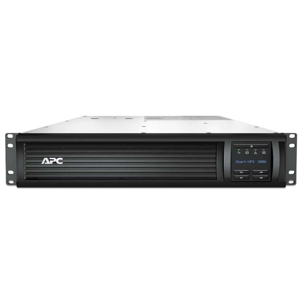 APC Smart-UPS SMT3000RMI2UC | 3000 VA / 2700 W | Rack Mount 2U | 8x IEC C13 & 1x IEC C19 | Pure Sine Wave | SmartConnect & AV