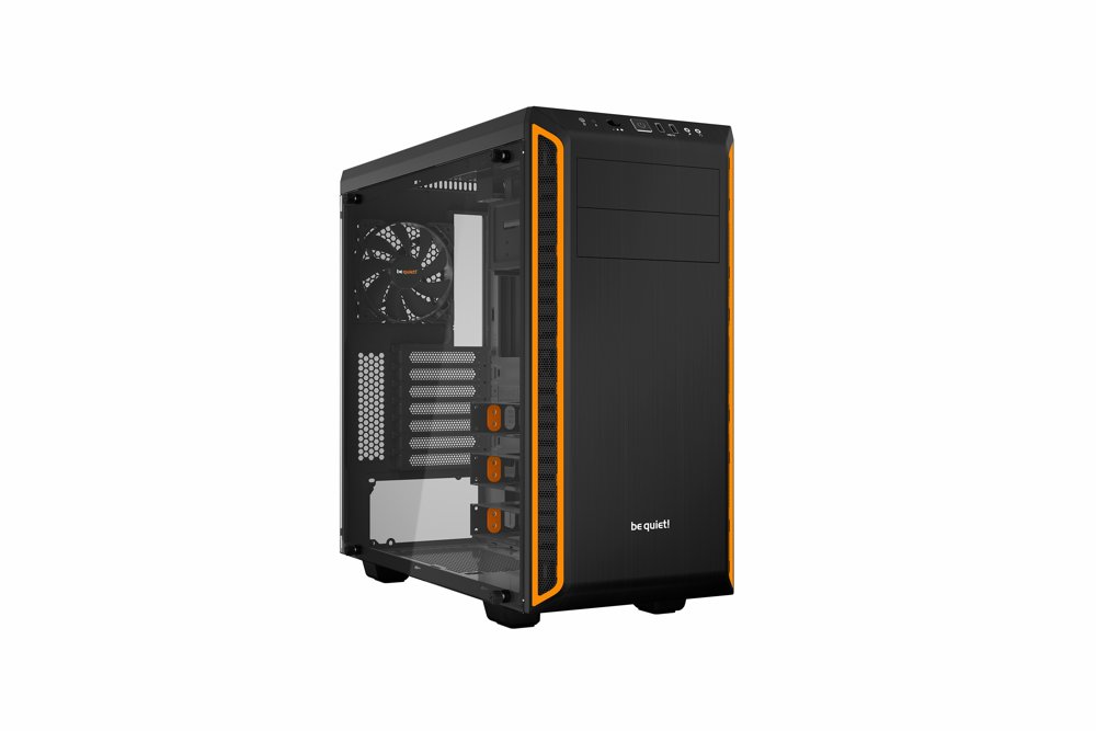 be quiet! Pure Base 600 Window | Midi Tower Case | Zwart/Oranje
