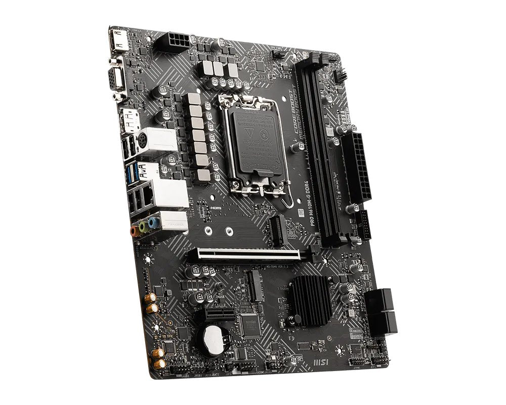 MSI PRO H610M-G DDR4 | Intel H610 | LGA 1700 | 2x DDR4 | Micro-ATX Moederbord