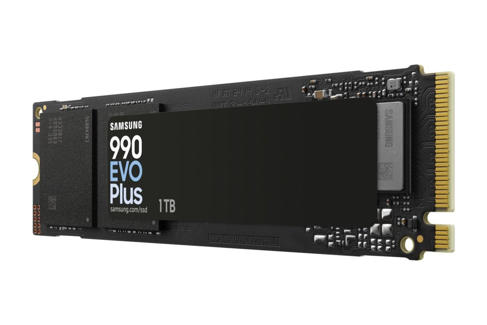 Samsung 990 EVO Plus | 1TB NVMe SSD | M.2 Gen4 | 7.150MB/s Lezen | 6.300MB/s Schrijven