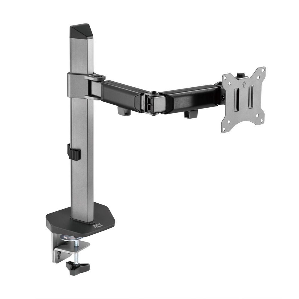 ACT AC8335 | Verstelbare Monitor-bureaubeugel | Tot 32" | Max 9kg | VESA 100x100 | 1 Monitor