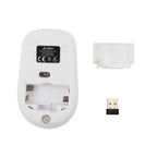 SBOX WM-837W | Draadloze Muis | Links- en Rechtshandig | RF | 1600 DPI | Wit