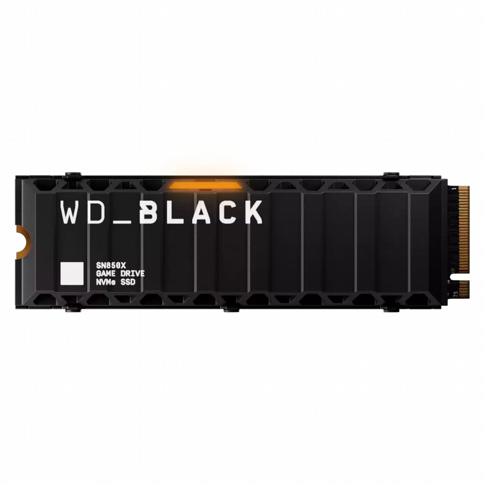 Western Digital Black SN850X | 8TB NVMe SSD | M.2 Gen4 | 7.200MB/s Lezen | 6.600MB/s Schrijven | Heatsink