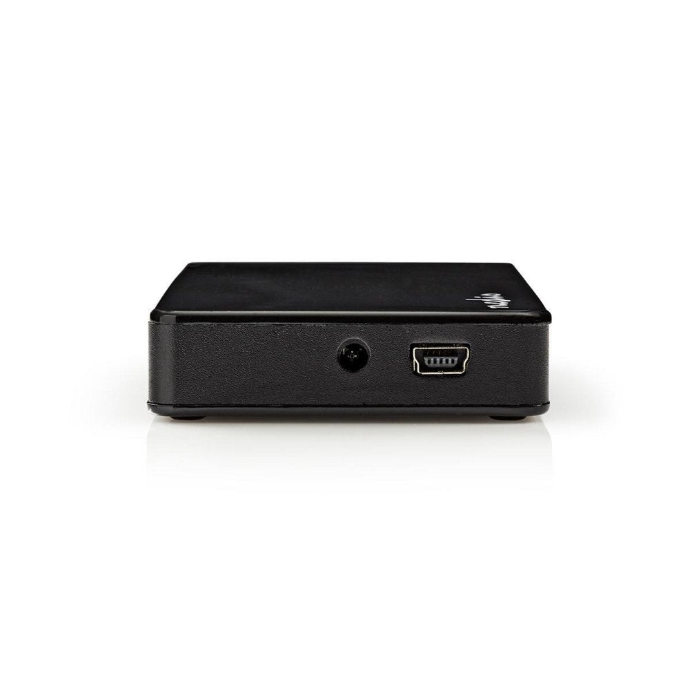 Nedis UHUBU2730BK | Interface Hub USB 2.0 | 7 poorten | Inclusief Adapter | Zwart
