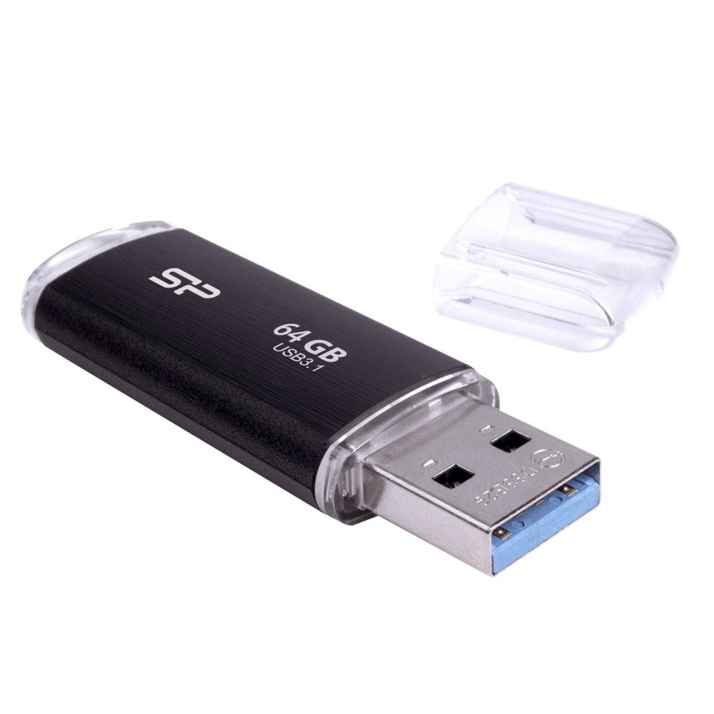 Silicon Power Blaze B02 | 64GB USB-A 3.2 Flash Drive | Zwart