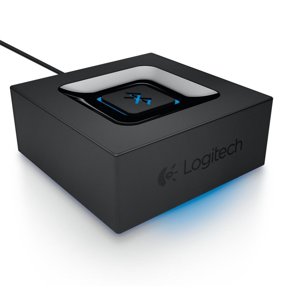 Logitech Bluetooth Audio Adapter | Draadloos Streamen | 3,5mm & RCA | Zwart