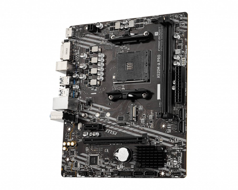 MSI A520M-A PRO | Socket AM4 | AMD A520 | 2xDDR4 | Micro-ATX | Moederbord