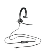 Logitech H650e | Bedrade On-ear Mono Headset | USB-A | Zwart/Zilver