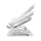 ACT AC8106 | 360° Draaibare Laptopstandaard | Met Ventilator | Traploos Verstelbaar
