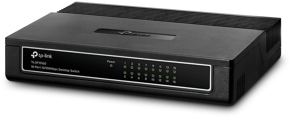 TP-Link TL-SF1016DS | Unmanaged Switch | 16 Poorten | Fast Ethernet (10/100 Mbps)