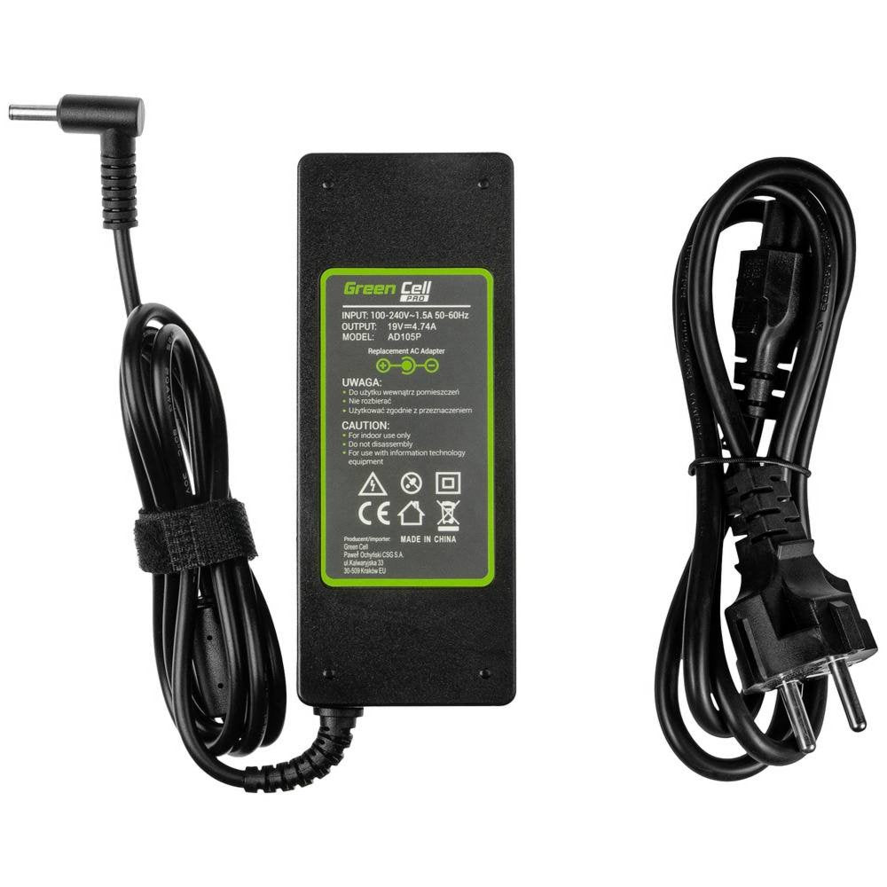 Green Cell GC-AD105P Laptopadapter | 90W 19V 4.74A