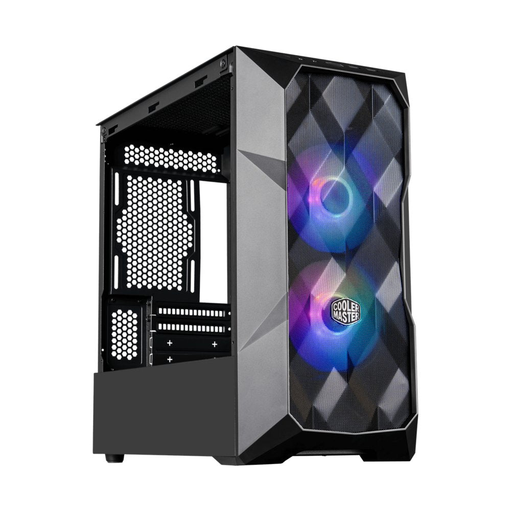Cooler Master MasterBox TD300 Mesh RGB | Micro Tower Case | Zwart