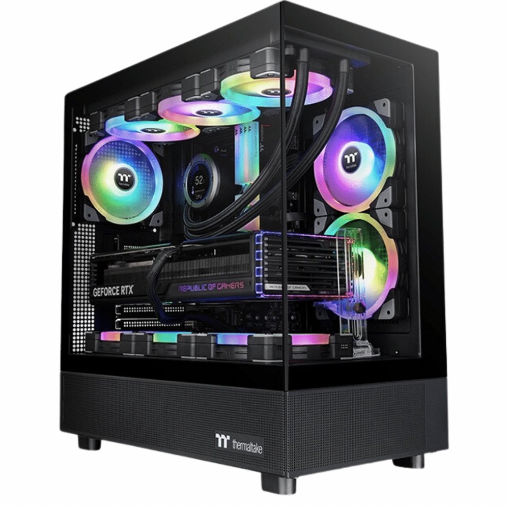 Thermaltake View 270 Plus TG ARGB | Mid Tower Case | Zwart (CA-1Y7-00M1WN-01) | OPEN BOX