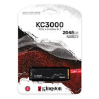 Kingston KC3000 | 2TB NVMe SSD | M.2 Gen4 | 7.000MB/s Lezen | 7.000MB/s Schrijven