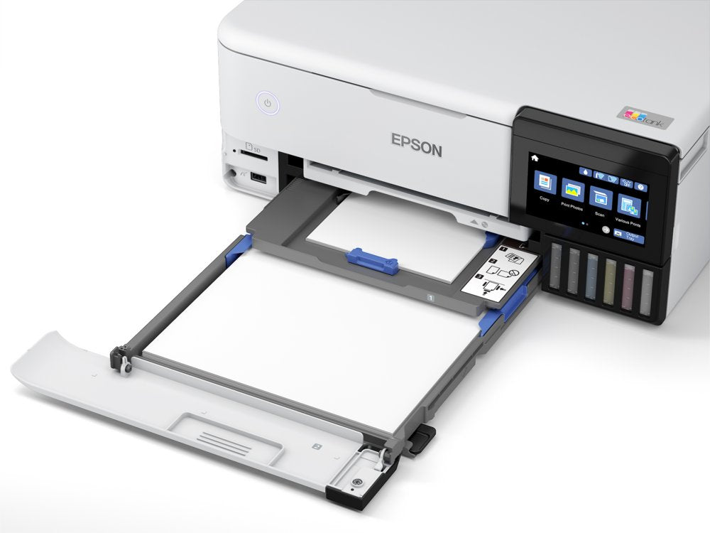 Epson EcoTank ET-8500 | All-in-One Inkjetprinter | 6-Kleuren Inktsysteem | A4 | Wi-Fi | Wit