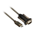 ACT AC6002 | Seriële Kabel | USB-C naar DB-9 | 1,5 m | Zwart