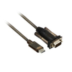 ACT AC6002 | Seriële Kabel | USB-C naar DB-9 | 1,5 m | Zwart