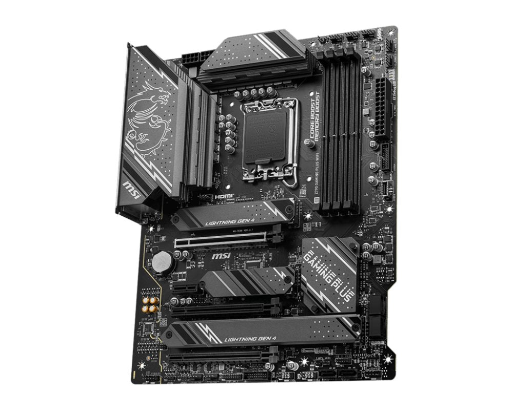 MSI Z790 GAMING PLUS WIFI | Socket LGA 1700 | Intel Z790 | 4xDDR5 | ATX | Moederbord