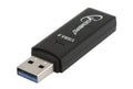 Gembird UHB-CR3-01 | Geheugenkaartlezer | USB 2.0 | SD/microSD | Zwart