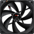 Inter-Tech Sinan F-120-S | 120mm Case Fan | 3-Pin | Zwart