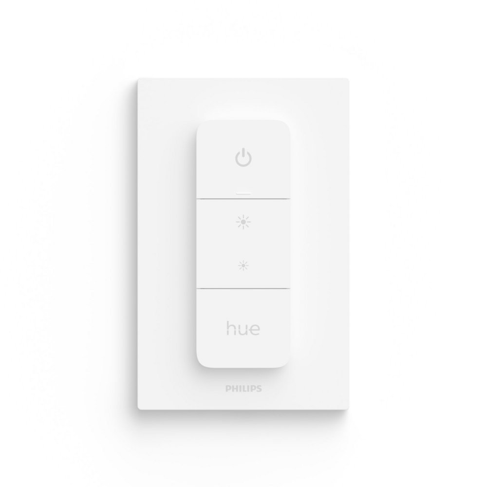 Philips Hue Dimmer Switch | Draadloze Lichtschakelaar | Eenvoudige Installatie | Compatibel met Philips Hue Bridge